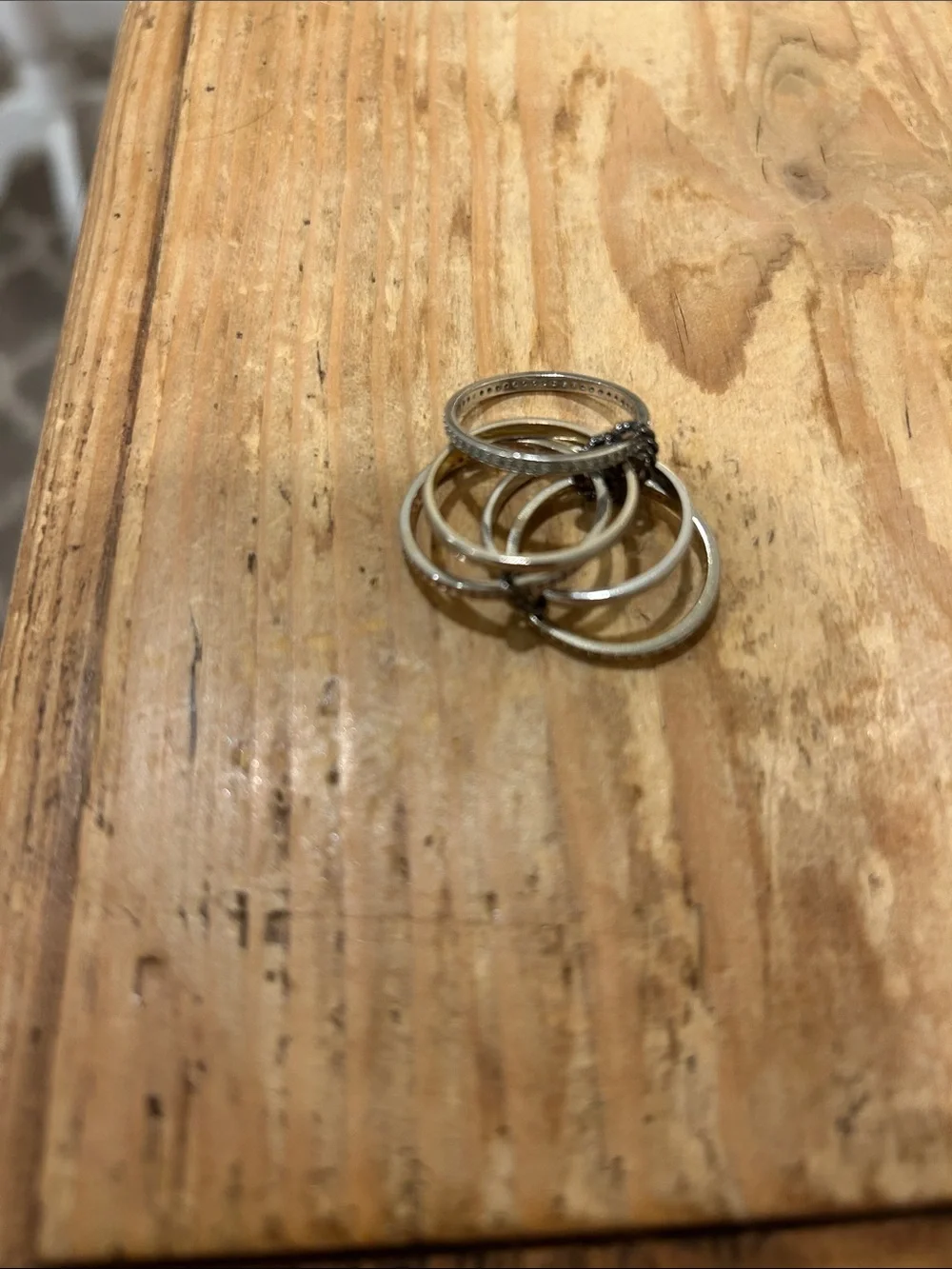 Sterling Silver Multi-Band Pavé Crystal Ring - Silver